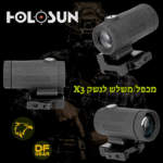 עמידות של טיטניום, משקל מינימלי. מגדיל ה-HM3XT של Holosun.