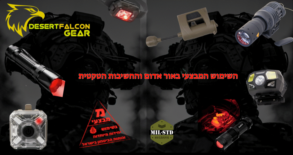 השימוש באור אדום מבצעי-צבאי תיקני-המדריך המלא-נץ המדבר.